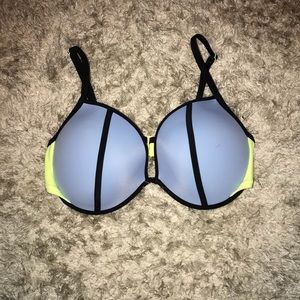 Blue bathing suit top